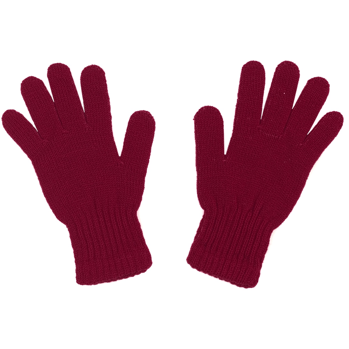 Damskie rękawiczki zimowe: czerwone