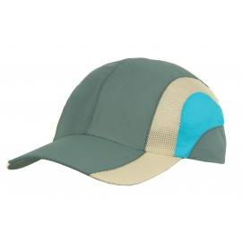 Kolorowa wentylowana czapka z daszkiem – khaki