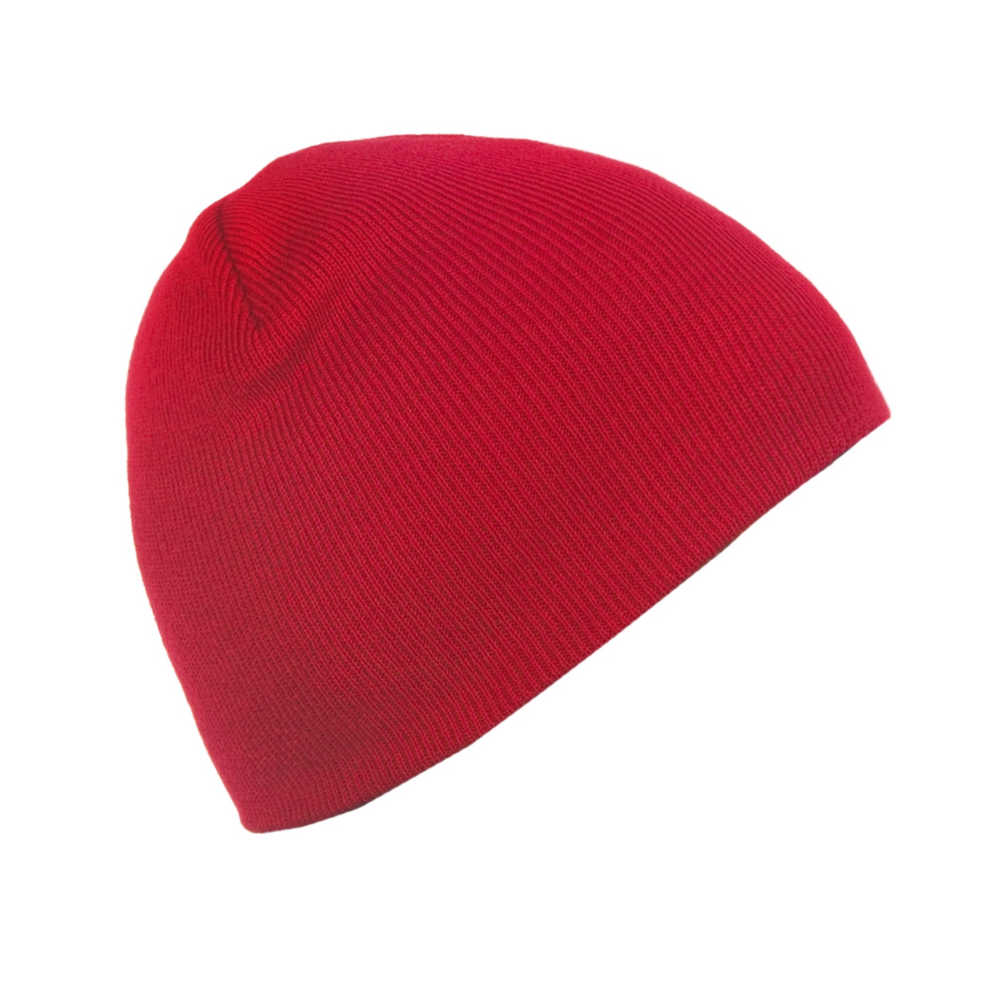 Męska czapka zimowa - czerwona