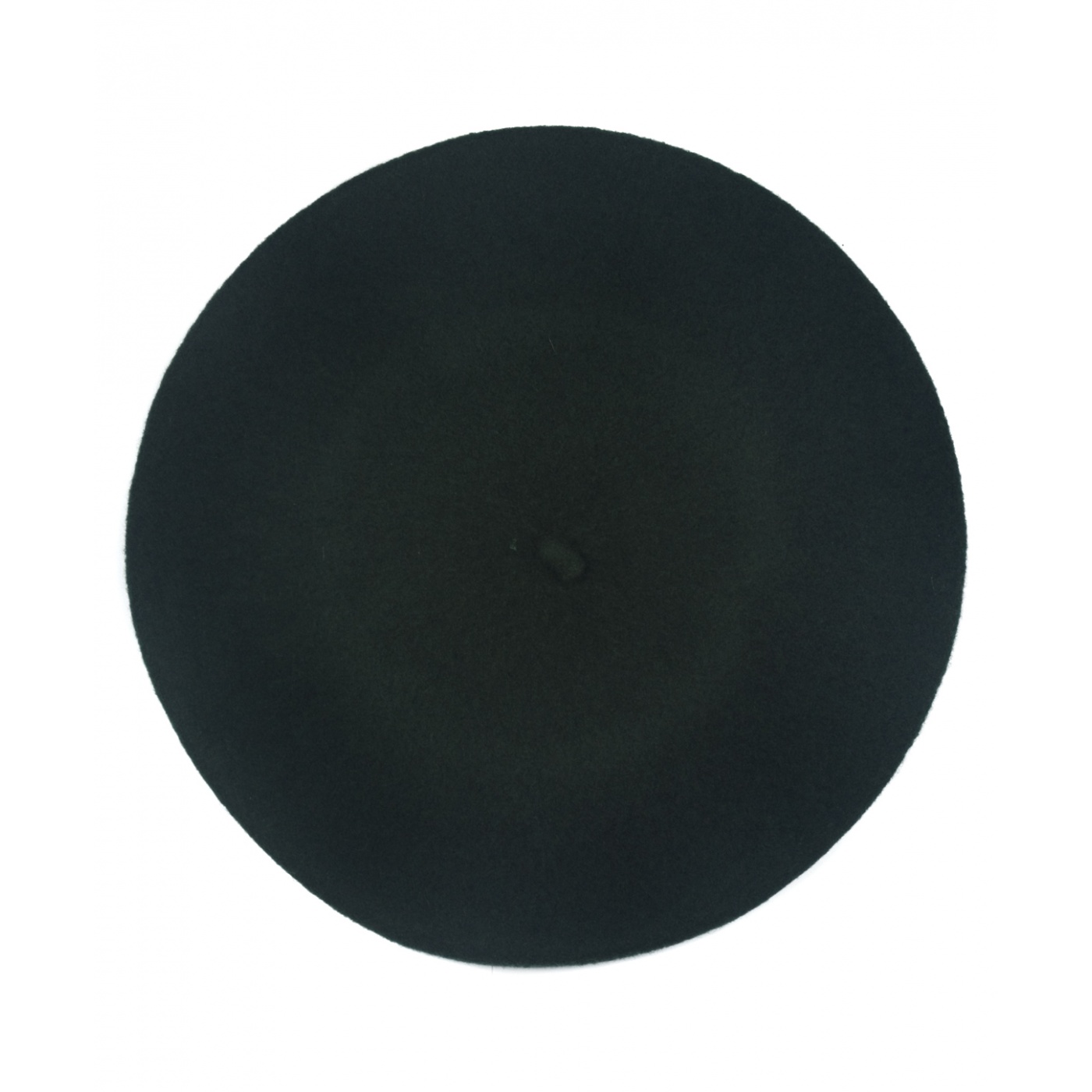 Klasyczny damski beret wełniany – czarny