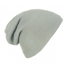 Męska czapka bezszwowa beanie 3w1 Tony - szara popielata