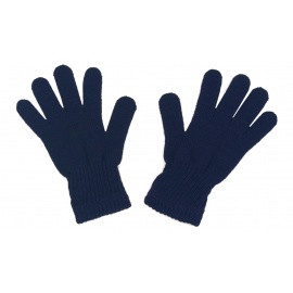 Damskie rękawiczki zimowe: granatowe