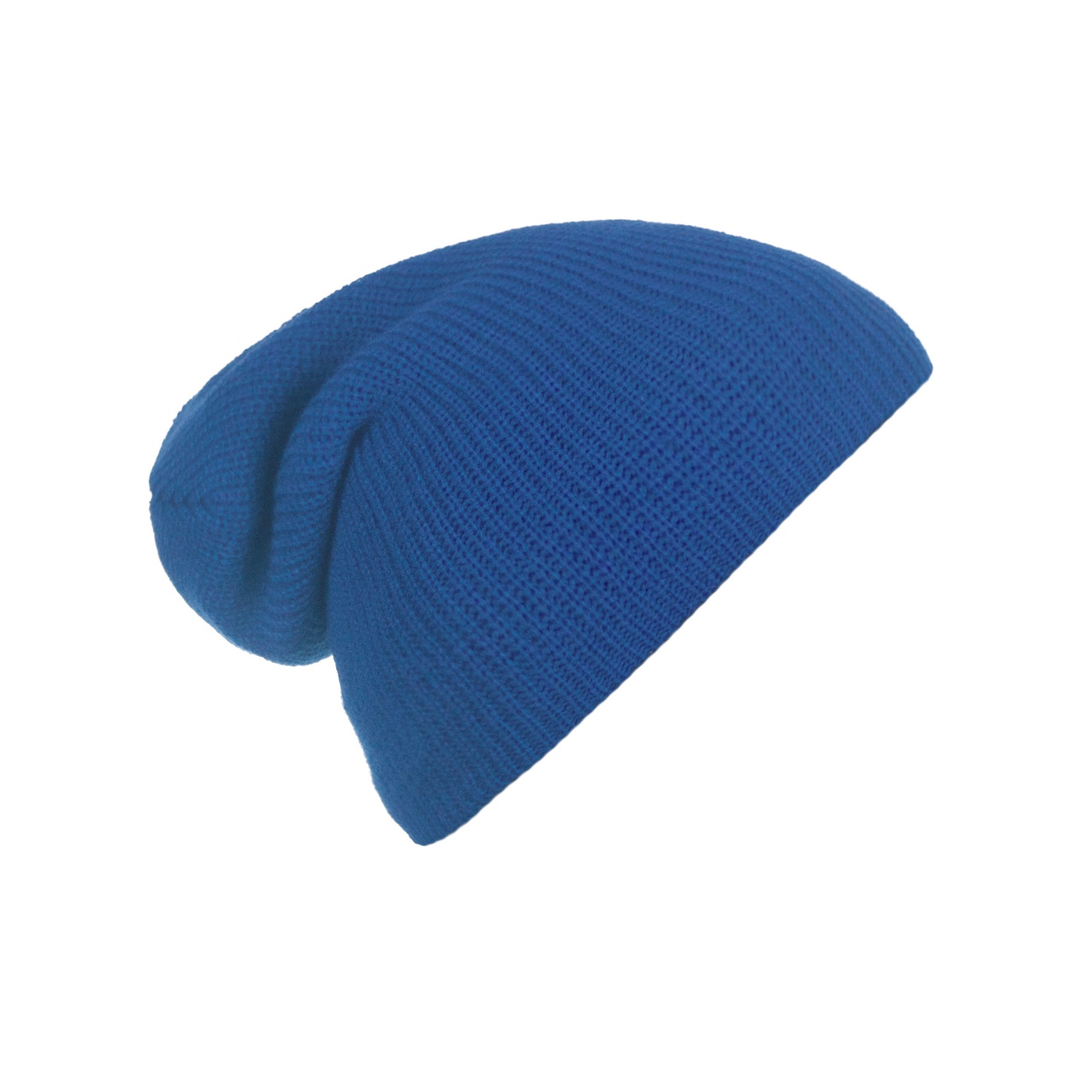 Męska czapka beanie w prążki 3w1 - jasnoniebieska