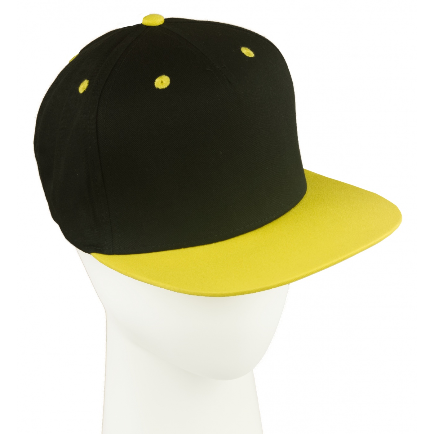 Czapka fullcap dwukolorowa – czarny/żółty