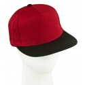 Czapka fullcap trzykolorowa – czerwny/czarny/zielony