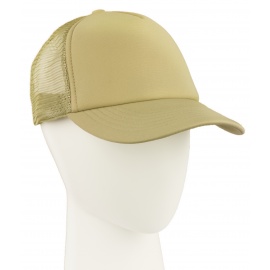 Czapka z daszkiem trucker – beżowa khaki