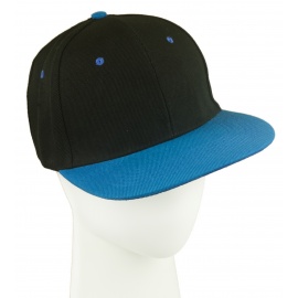 Czapka fullcap dwukolorowa – czarny/czerwony