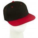 Czapka fullcap dwukolorowa – czarny/czerwony