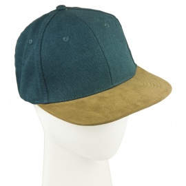 Czapka fullcap dwukolorowa – czarny/czerwony