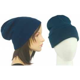 Czapka damska zimowa 3w1 beanie - czarna