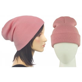 Czapka damska zimowa 3w1 beanie - miętowa