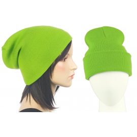 Czapka damska zimowa 3w1 beanie - miętowa