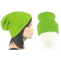 Czapka damska zimowa 3w1 beanie - miętowa