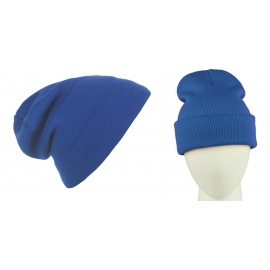 Męska czapka bezszwowa beanie 3w1 Jerry - niebieska