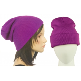 Czapka damska zimowa 3w1 beanie - czerwona
