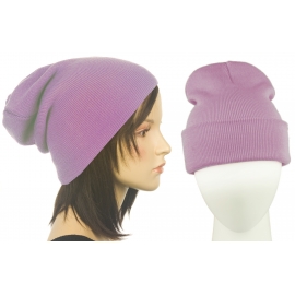 Czapka damska zimowa 3w1 beanie - czerwona