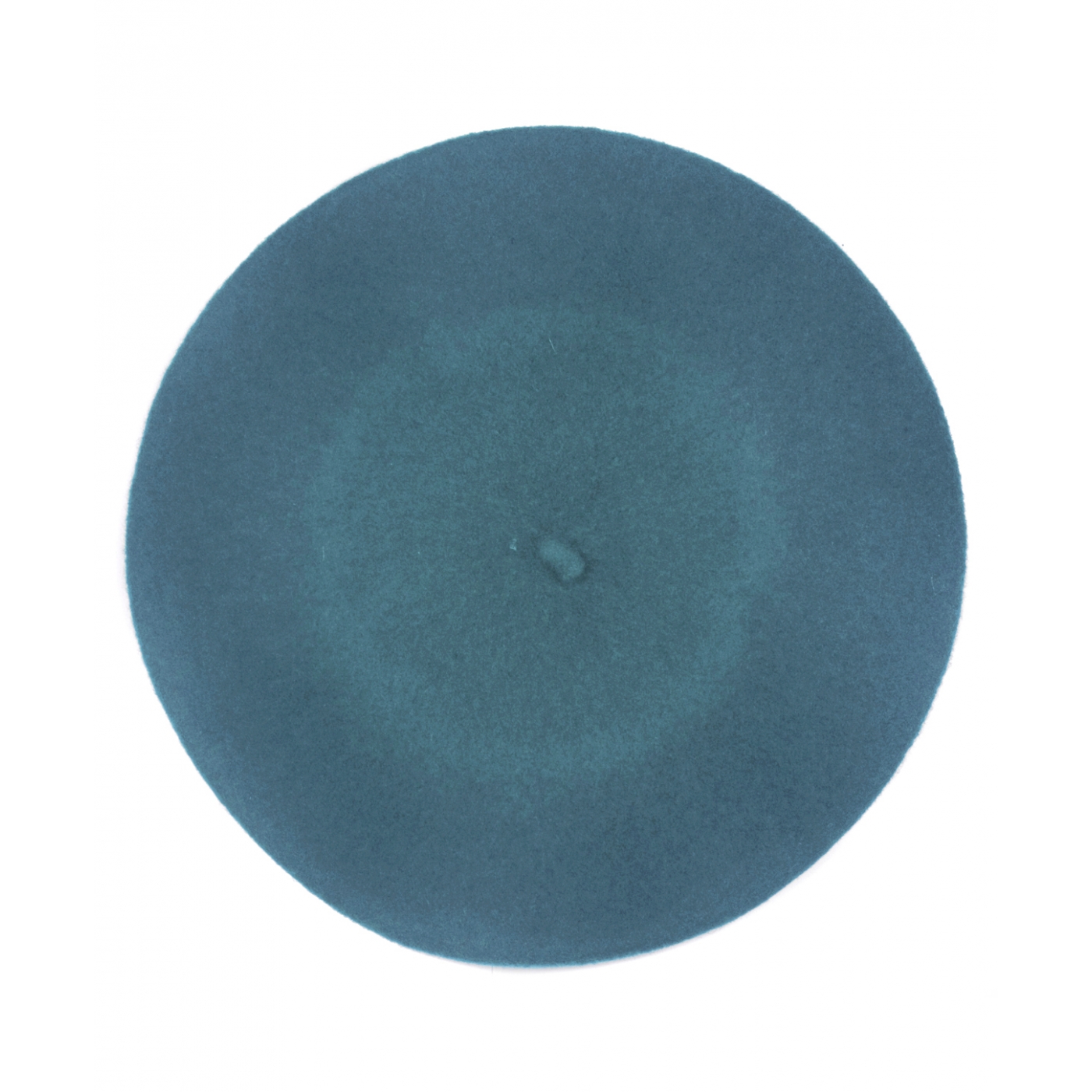 Klasyczny damski beret wełniany – turkusowy niebieski