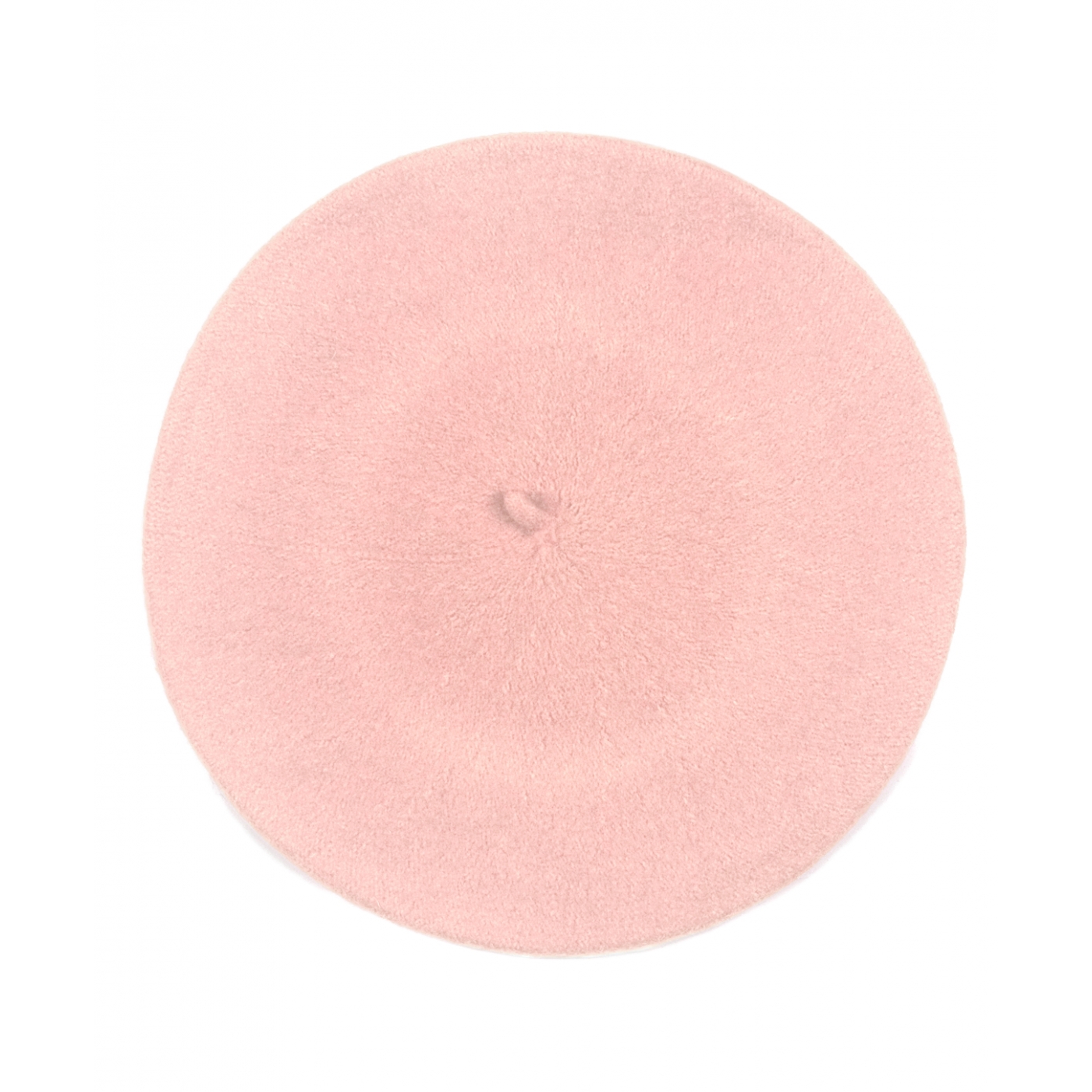 Klasyczny damski beret wełniany – pastelowy różowy