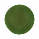 Klasyczny damski beret wełniany – oliwkowy zielony