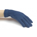 Damskie rękawiczki zimowe : musztardowe żółte