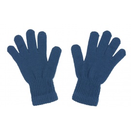 Damskie rękawiczki zimowe : jeansowe niebieskie
