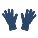 Damskie rękawiczki zimowe : jeansowe niebieskie